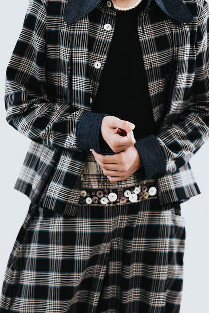 Pleated Jacket (Version without Hand-Stitched Button Details)