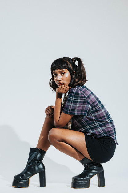 Dramatic Collar Blouse