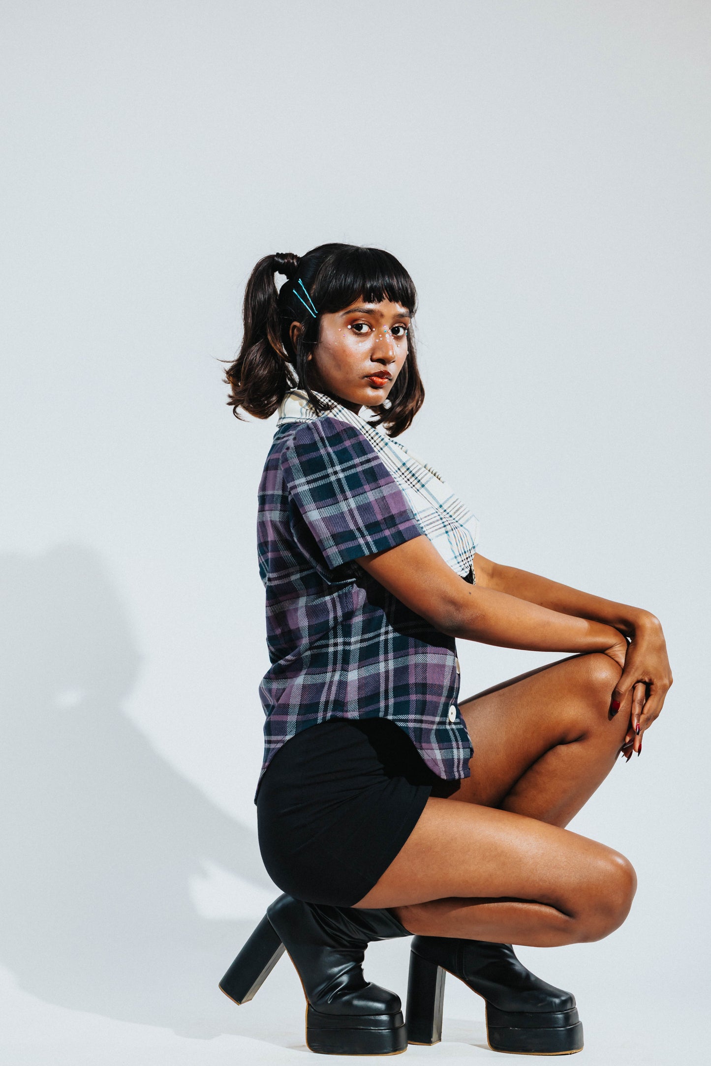 Dramatic Collar Blouse