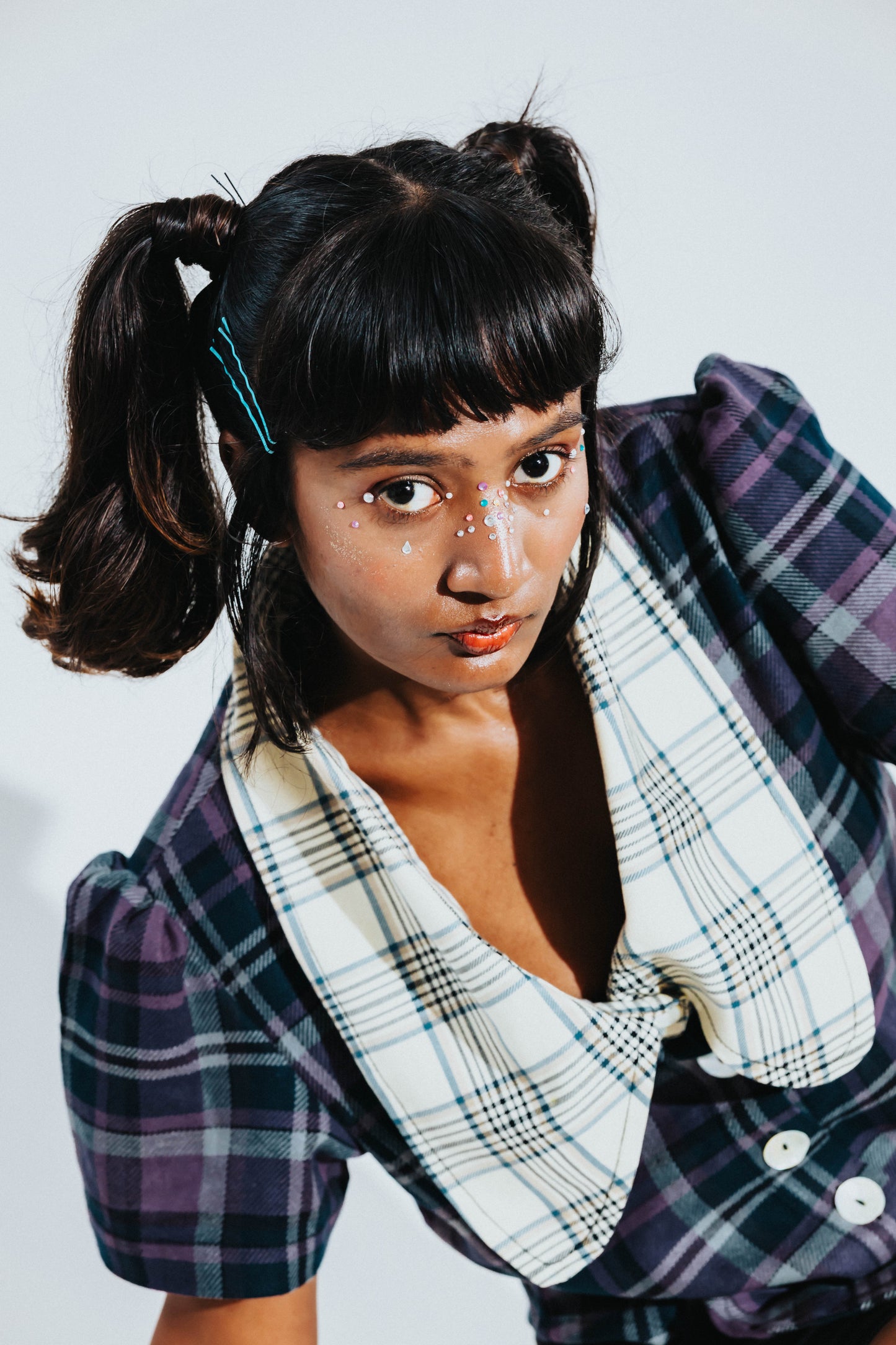 Dramatic Collar Blouse