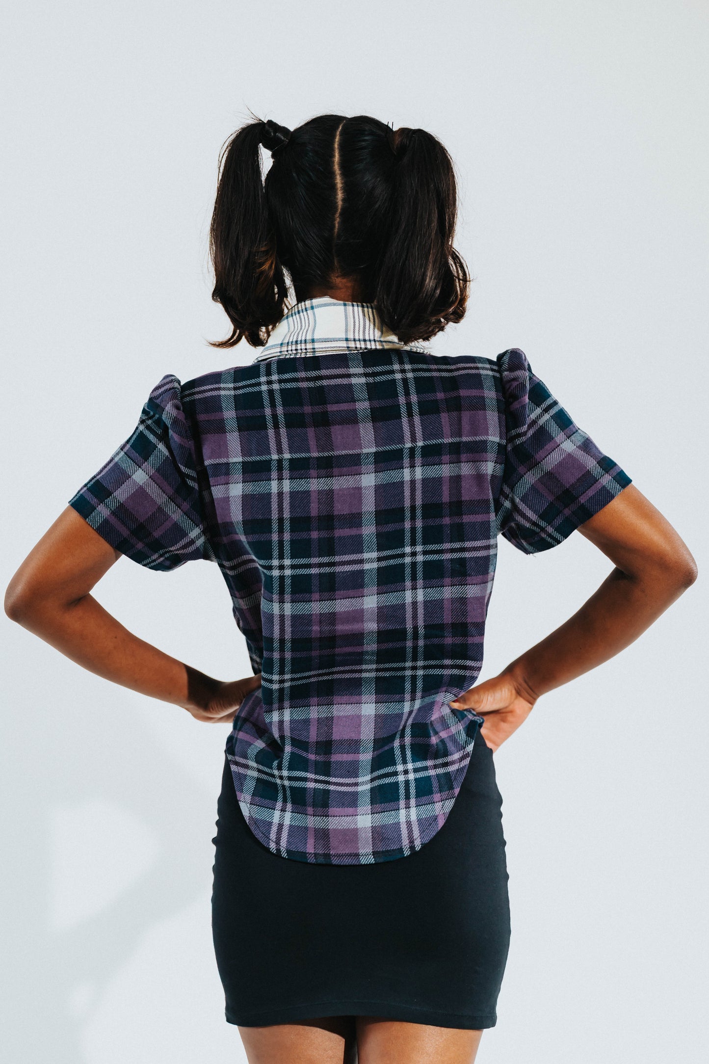 Dramatic Collar Blouse