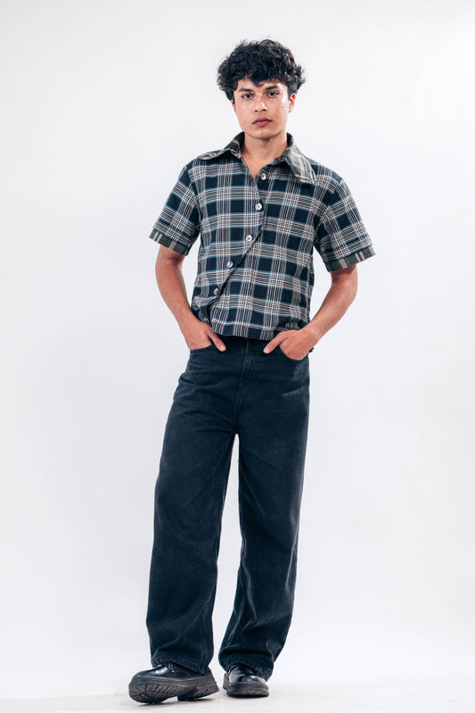 Reversable Men's Shirt (Green and Black Variation)