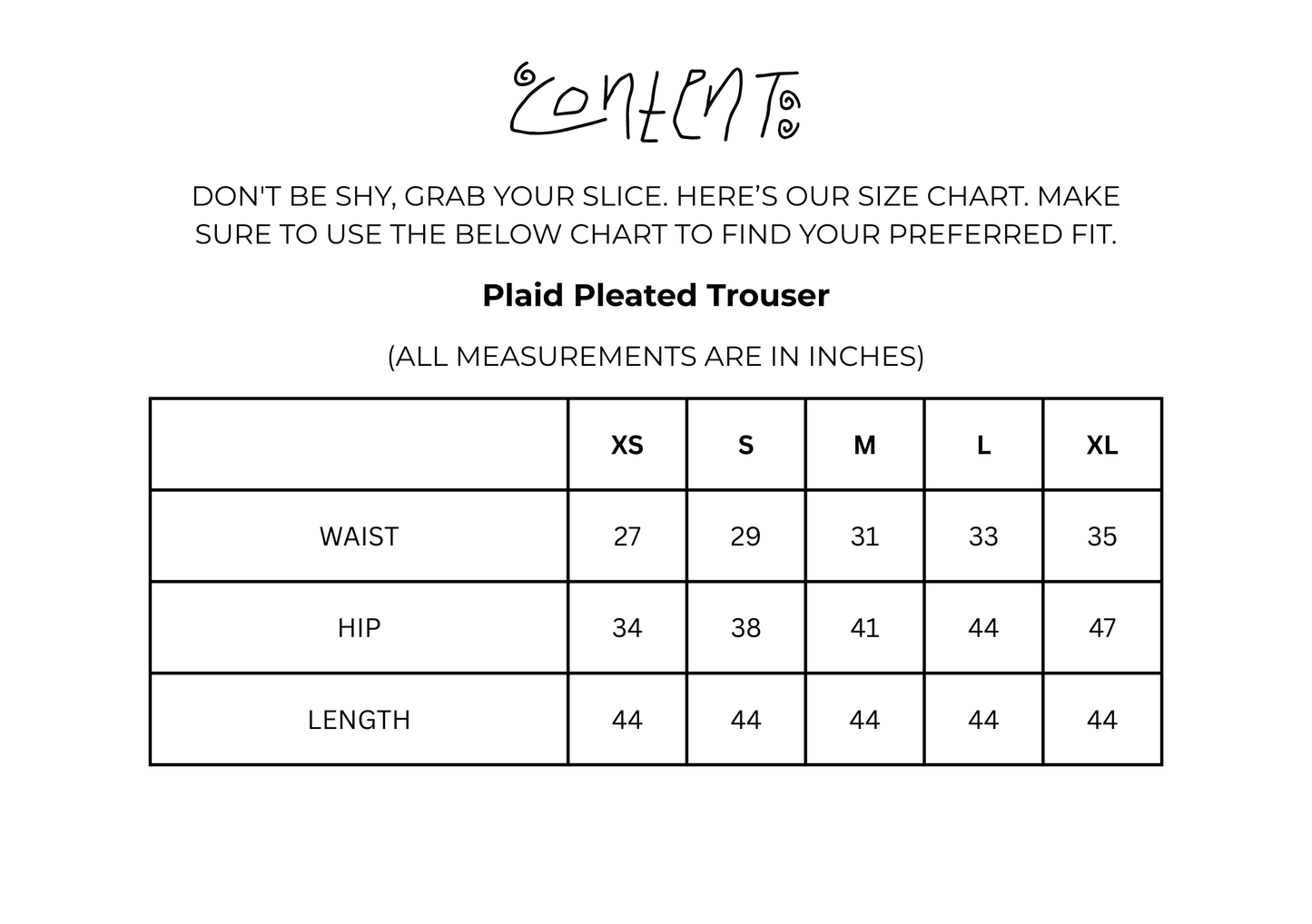 Plaid Pleated Trouser
