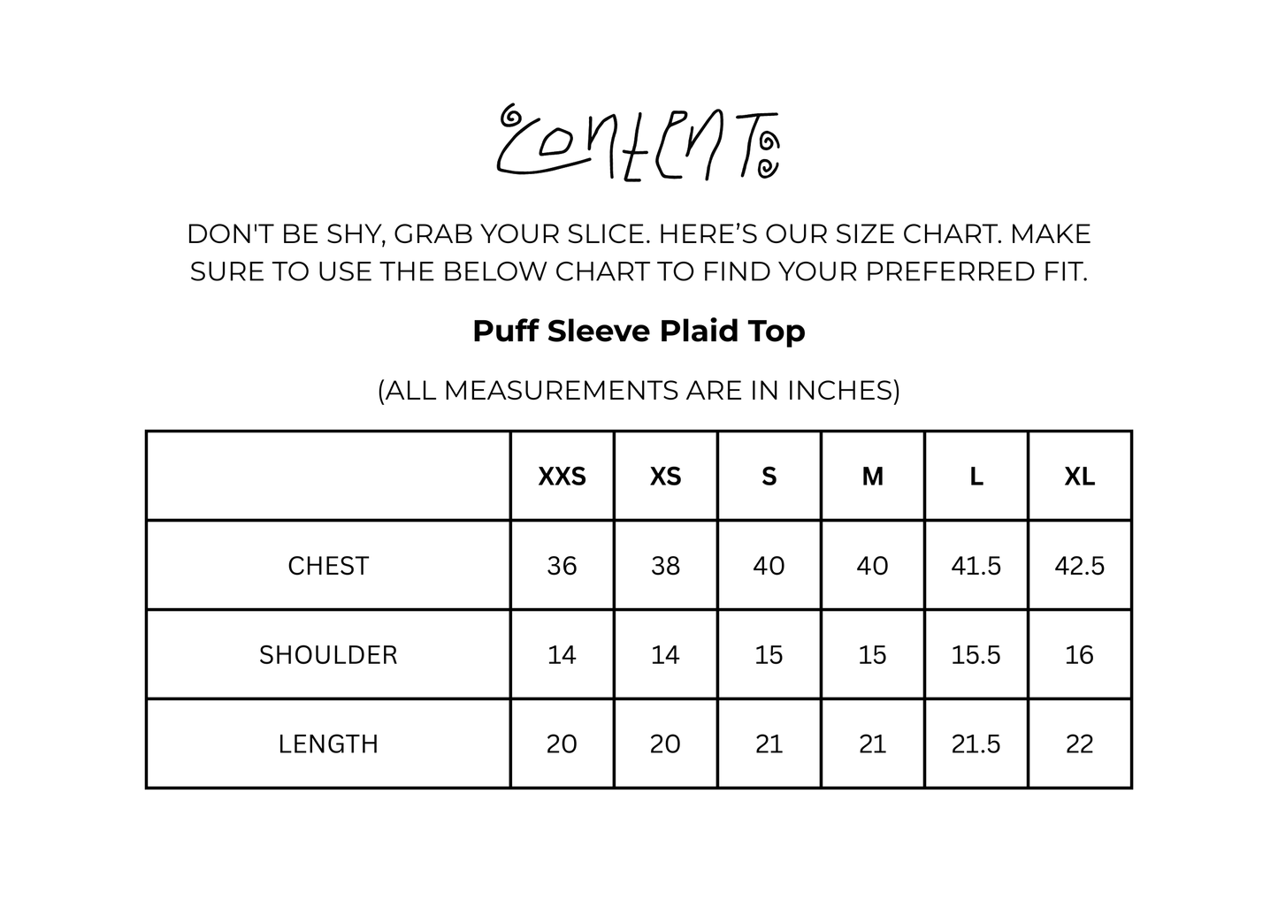 Puff Sleeve Plaid Top